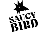 Logo Saucy Bird - Fried Chicken - Zwanenburg
