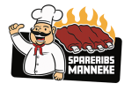 Logo Spareribs Manneke Schiedam